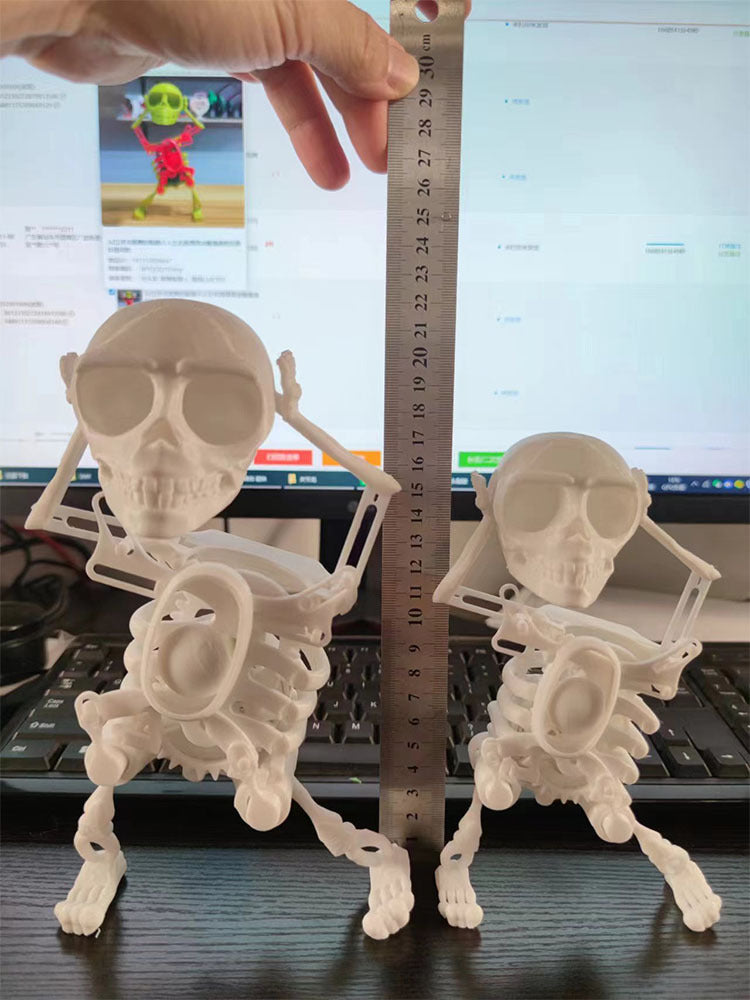 3D Model Mini Skull Printing Customized Funny Style Lucky Toy Finished Product Decompression Tool