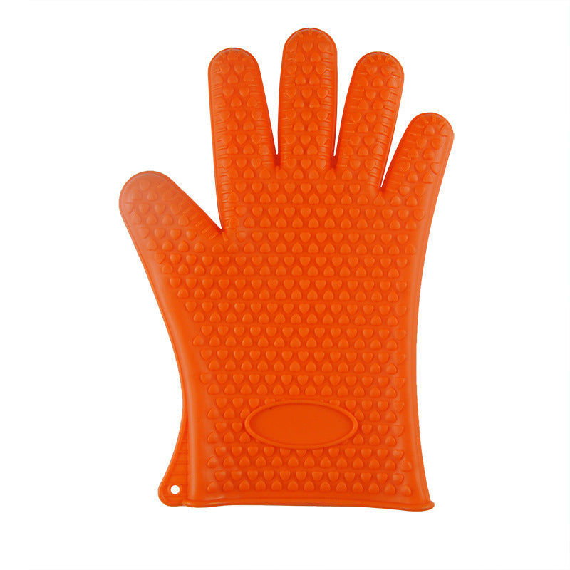 Food Grade Silicone Heat Resistant BBQ Glove Silicone Oven Mitts