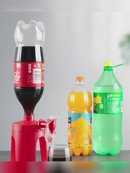 The Magic Tap Coke Bottle Inverted Plastic Beverag